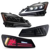 VLAND LED Headlighs AND Tail Lights For 2006-2013 Lexus IS350 250 ISF Suits